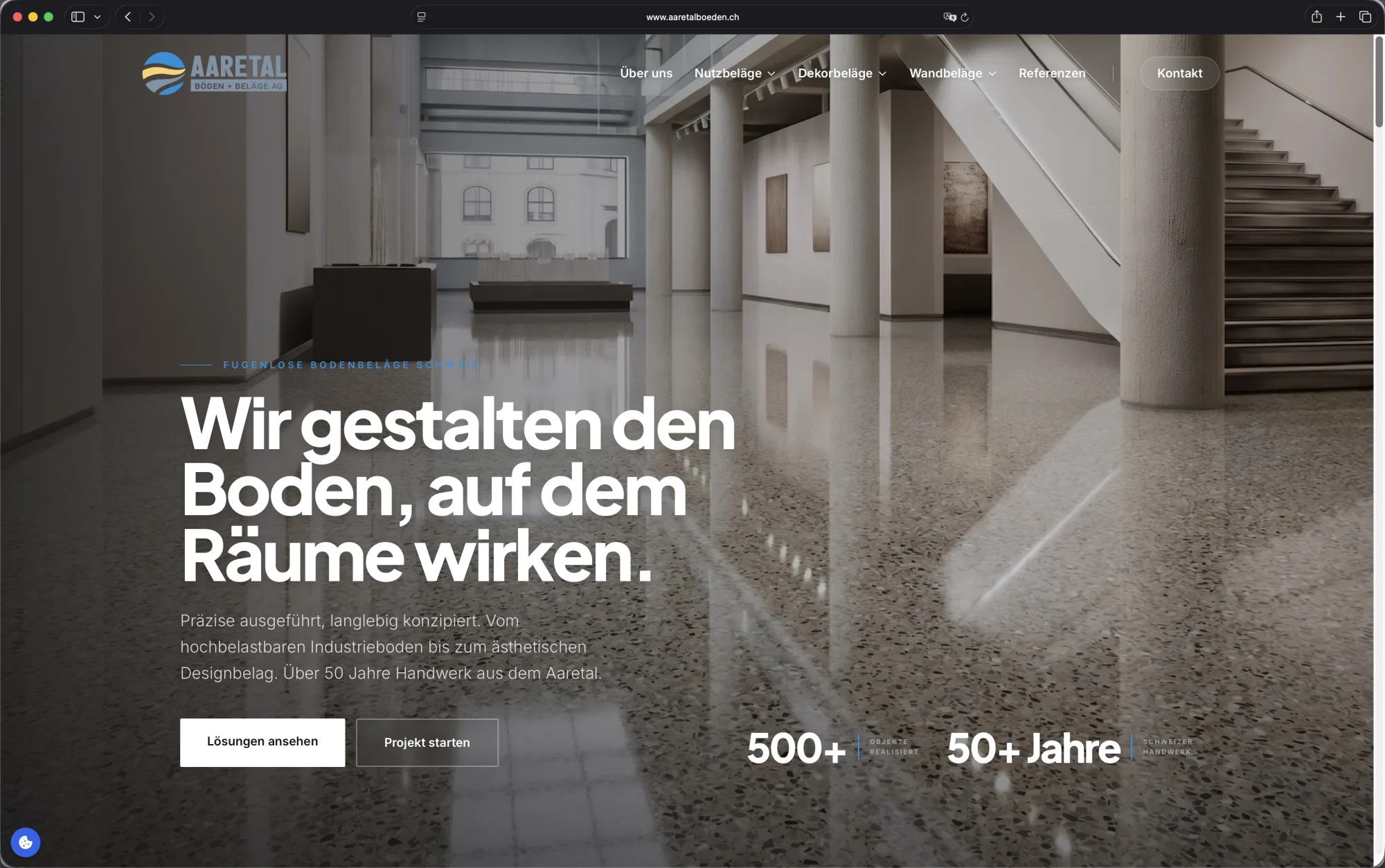 Aaretal Böden Website – Startseite